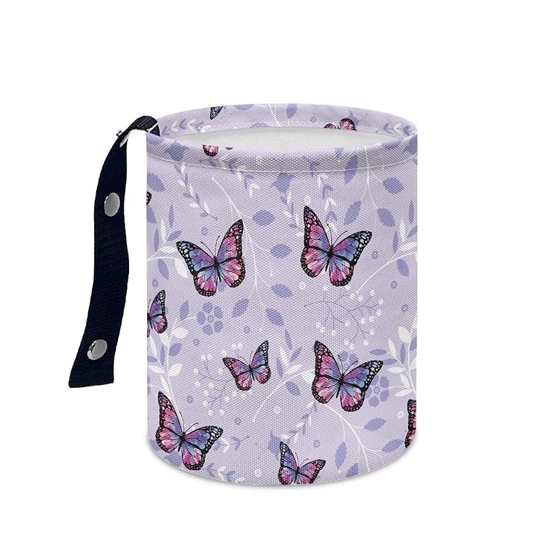 Daisy Cute Collapsible Portable Trash Can for Car Front Seat, Back Seat, Floor, Headrest Rubbish Bin