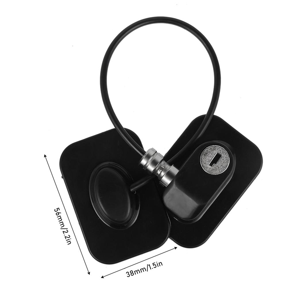 Refrigerator Door Lock With Wire and Key,Self-Adhesive Safety Lock For Window Refrigerator Cabinet Safety Lock Child Safety