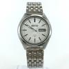 New strap Working SEIKO 5 ACTUS automatic 1970 silver 3 replaced. condition. 6106-7490 winding, model, dial, day-date, men's wristwatch, hands.