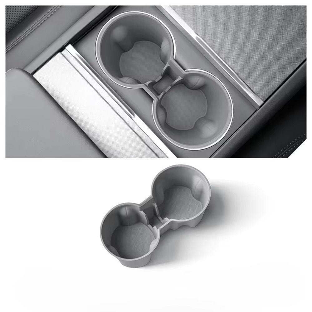 

Silicone Central Control Cup Holder Car Door Cup Holder Car Interior Accessories серый