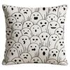 Halloween Pumpkin Printed Throw Cover for Couch Cushion Decorative