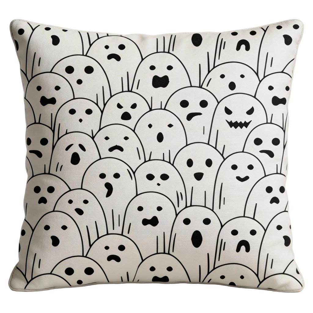 Halloween Pumpkin Printed Throw Cover for Couch Cushion Decorative
