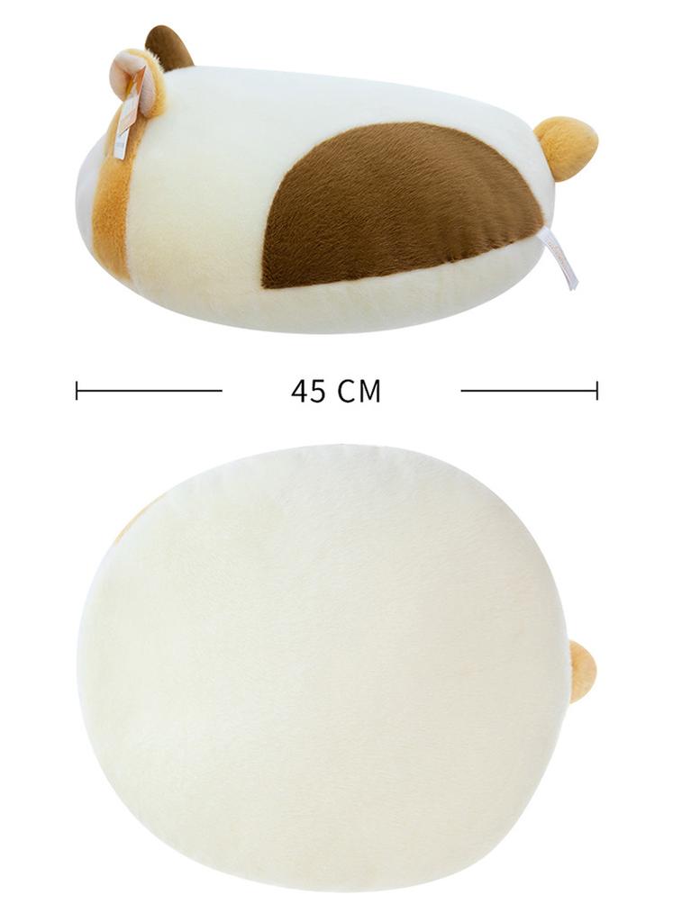 Soft Cute Mouse Cake Cushion Butt Cushion Plush Doll Hamster Dormitory Chair Cushion Artifact Back Pillow