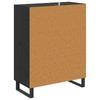 Sideboard with Drawers Black Oak Effect 69.5 x 34 x 90 cm