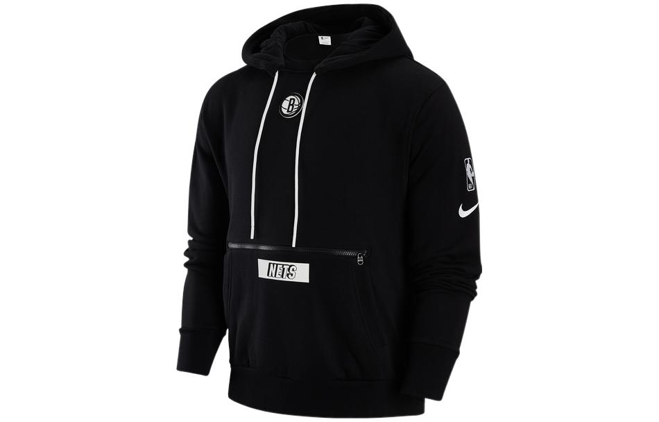 Nike Nba Brooklyn Nets Courtside Fleece Loose Fit Hoodie DR2298-010 M