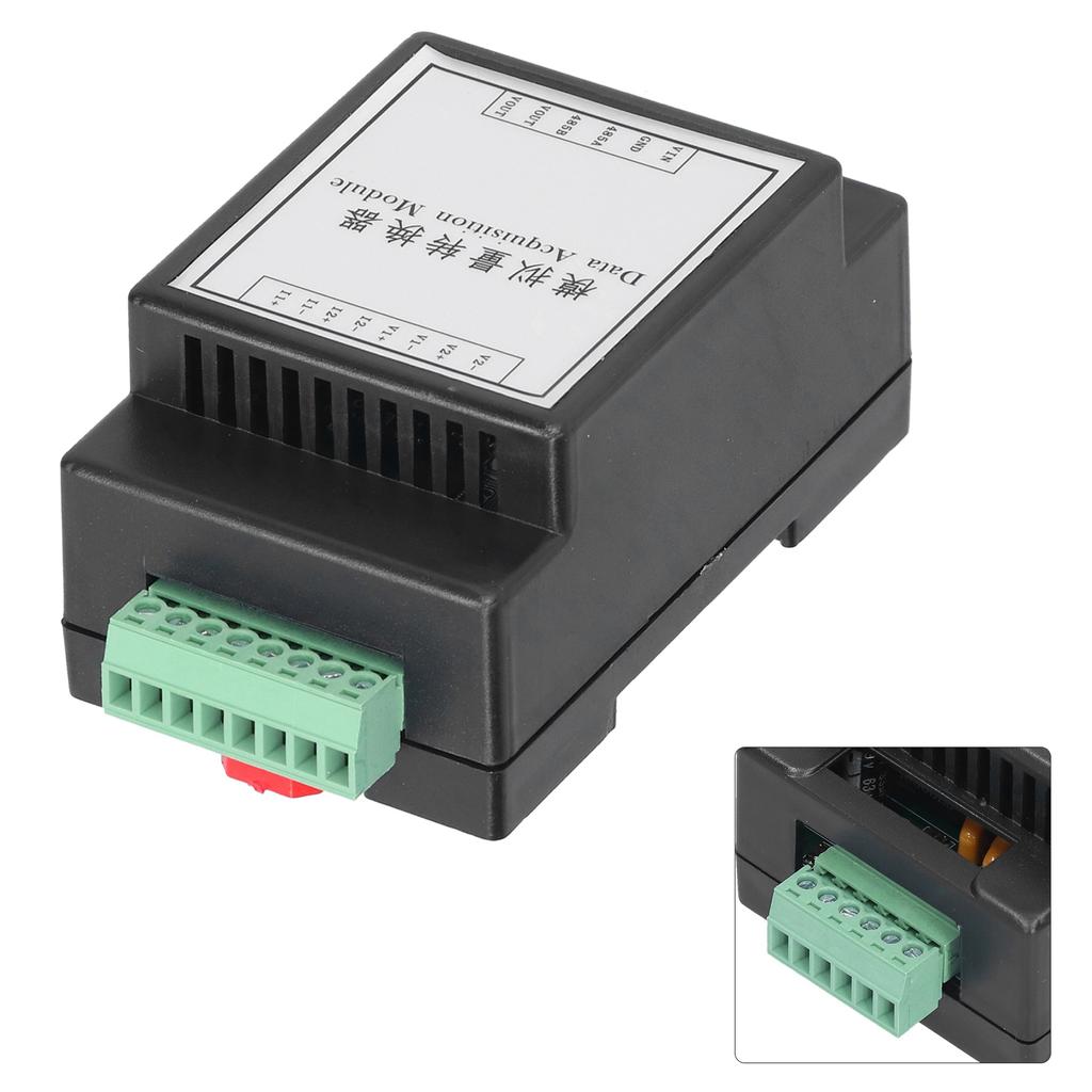 Data Acquisition Module 4‑Channel 12‑Bit AD RS485 Communication Isolated Analog Converter Working Voltage 10V‑30V