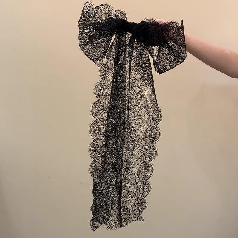 Lace Hair Clip Hairpin Hairband Party Bow Headwear Fashion Decorative Bangs Clip Sweet Girls Headdress Hairgrip Hair Accessories