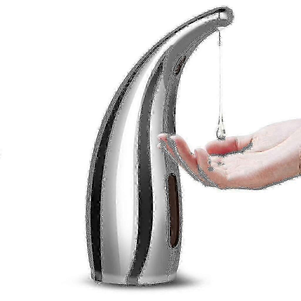 300ml Automatic Soap Dispenser - Silver Infrared Touchless Soap Dispenser z