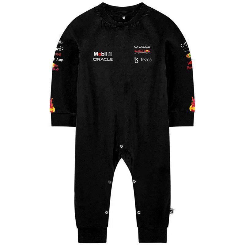 F1 Racing Enthusiast Children Crawling Costume Jumpsuit For Toddlers 1 To 3 Years