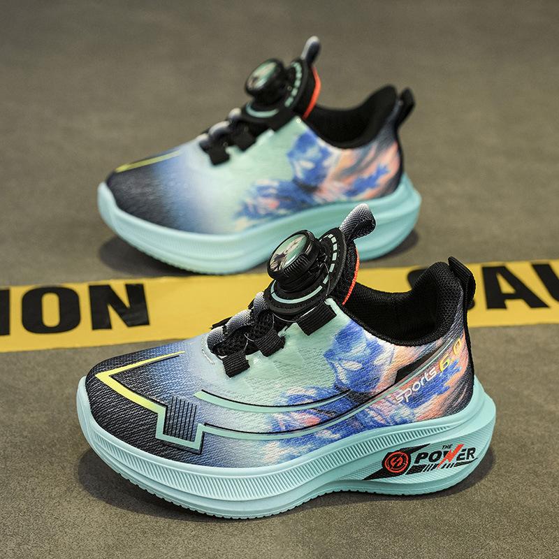 

Детская спортивная обувь модная сетчатая обувь для бега новая для мальчиков мягкая подошва 3-12 лет ученики начальной школы повседневная обувь одинарная обувь 37 зелёный