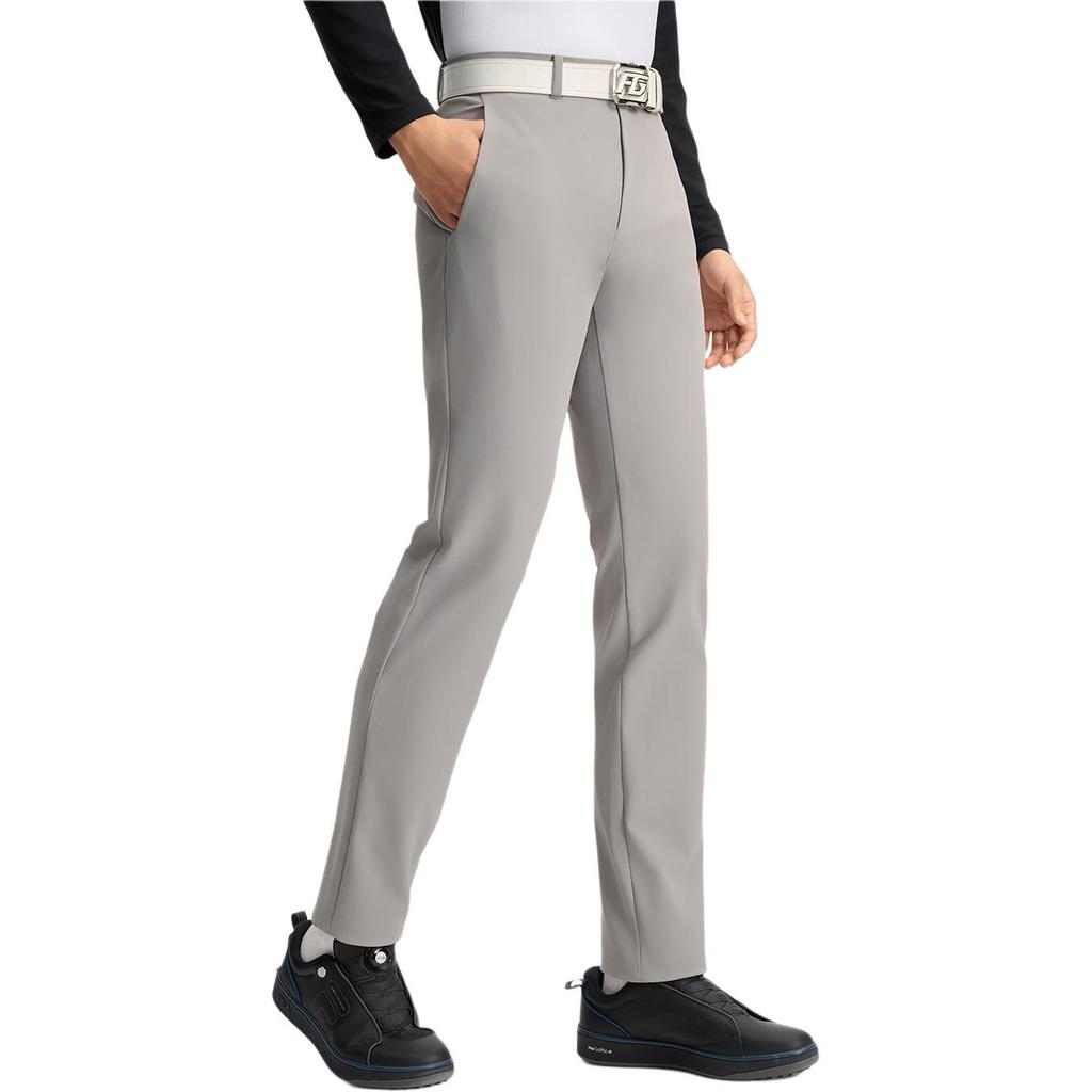FILA Golf Series Fashionable Versatile Straight Leg Casual Pants Men Bottoms Gray A11M515811F-DY
