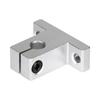 1Pc SK8 SK10 SK12 Aluminum Alloy Linear Shaft Support Holder Stable Straight Rod Fixed Guide Bracket DIY Mechanical Assembly Replacement Accessories