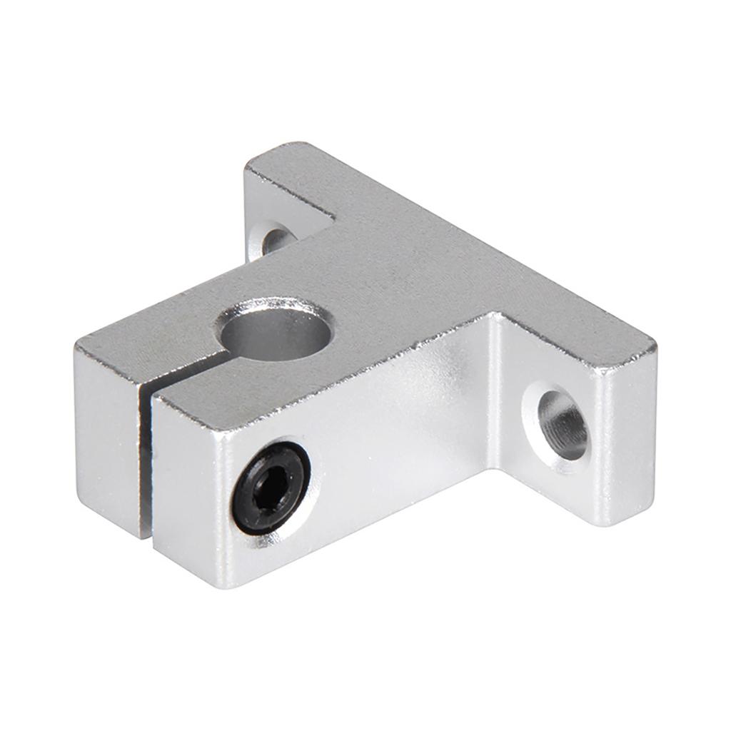 1Pc SK8 SK10 SK12 Aluminum Alloy Linear Shaft Support Holder Stable Straight Rod Fixed Guide Bracket DIY Mechanical Assembly Replacement Accessories