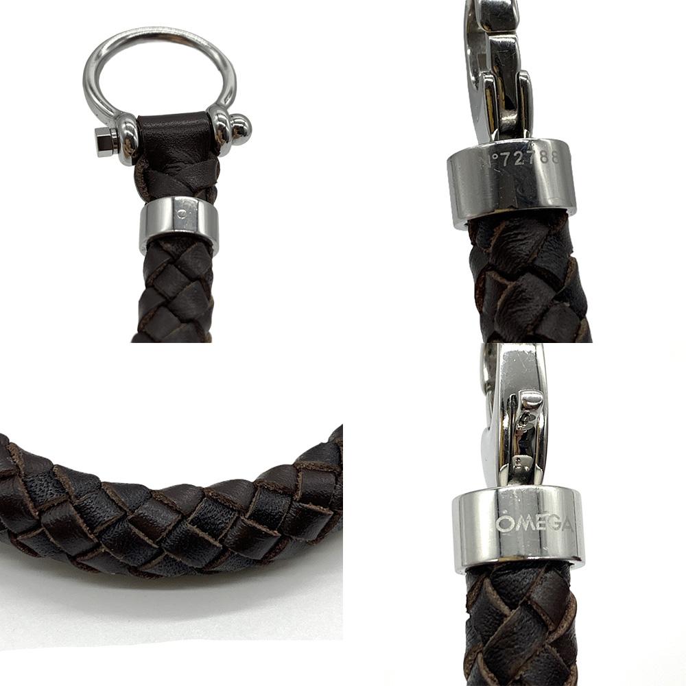 Used OMEGAbracelet leather unisex