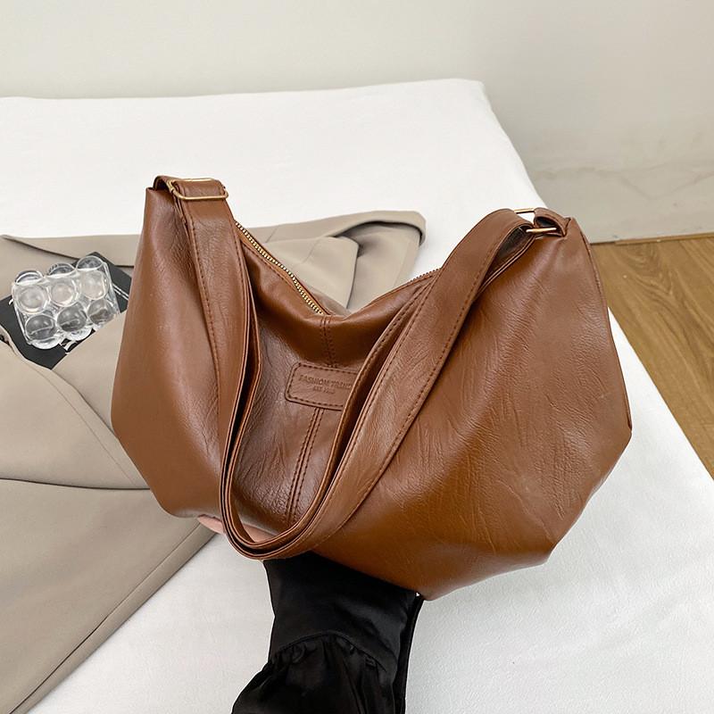 Urban Minimalist Pu Tote Bag For Women With Zipper Closure And Interior Pocket