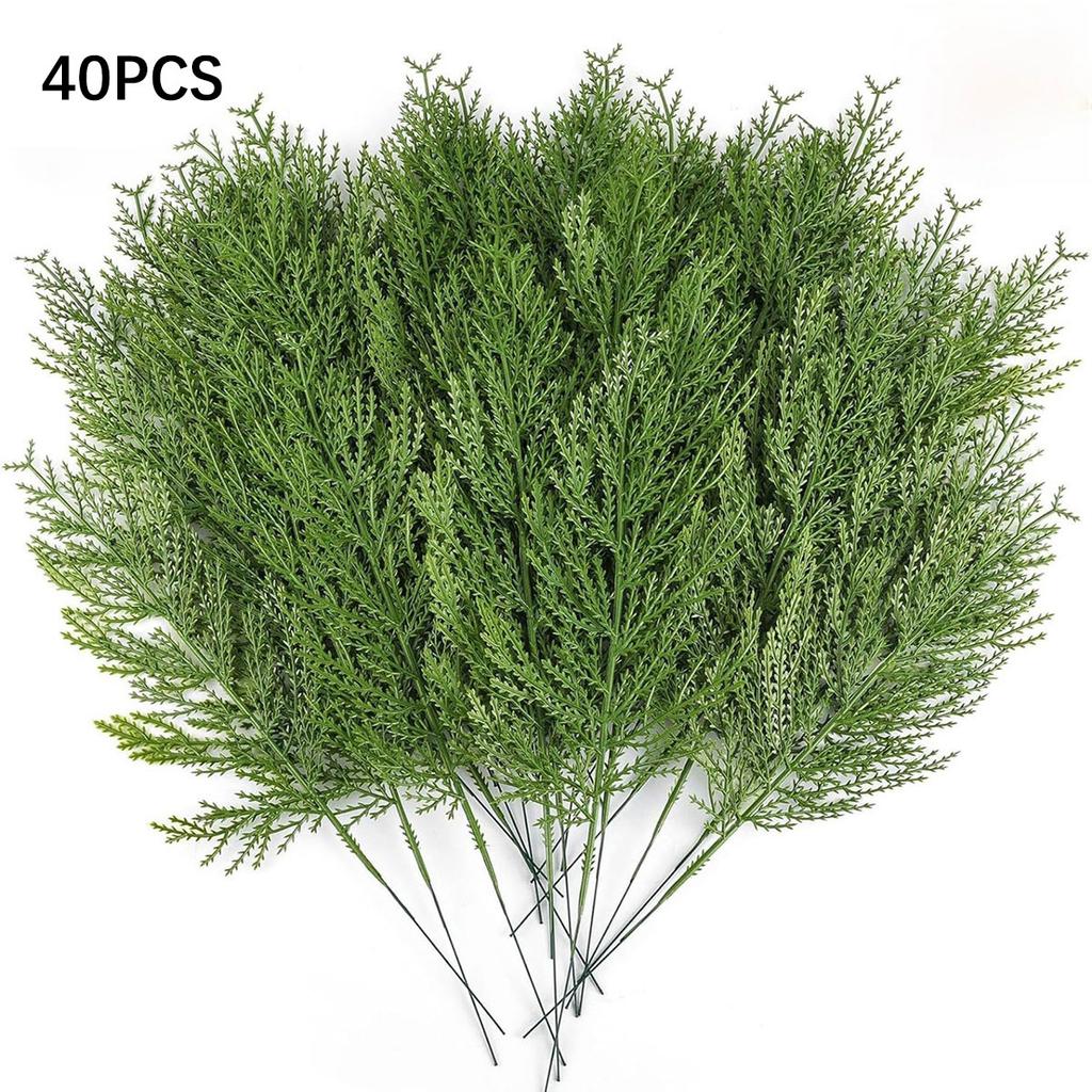 Man-Made Leaves Garland Realistic Pine Foliage Diy Craft For Christmas Home Decor Festive Wreath Making Greenery Arrangements
