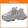Old School Dad Shoes Damen Herbst Winter Fleecegefüttert Bequeme Sneaker Für Freizeit