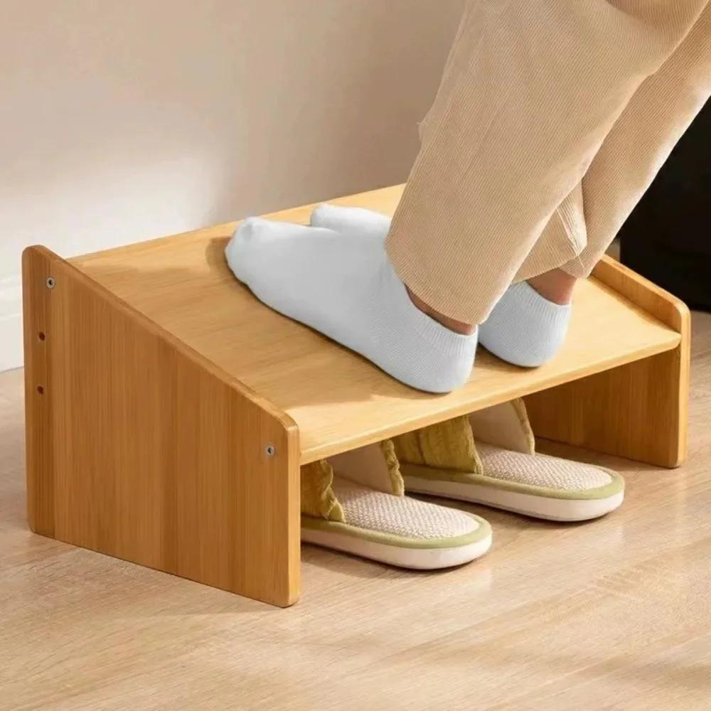 Under The Desk Adjustable Footrest Ergonomic Design Foot Rest Portable Elevated Footrest Simple and Comfortable Foot Rest Device