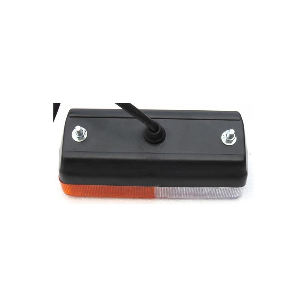 APSMOTIV Front lamp Side Indicator lights with 12v Bulbs Replacement for Massey Ferguson tractor 230 240 250 265 275 290 298 365 375 390 398 399