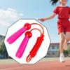 Colorful Kids Jump Rope 2.4M with Wooden Handle Skipping Jumping for Boys Girls Outdoor
