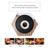 Round Shape Solid Wood Tray Black Color Tea Serving Tray Platter Wood Serving Tray  Restaurant Use