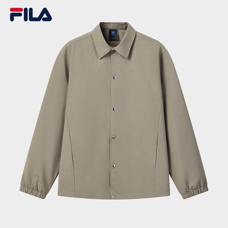 

FILA Men s Business Casual Collared Woven Jacket M