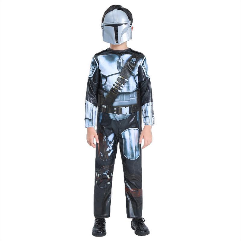 Costum de Joacă Mandalorian Vânător de Recompense Galaxy pentru Copii Halloween Petrecere de Sărbători Spectacol Măscare