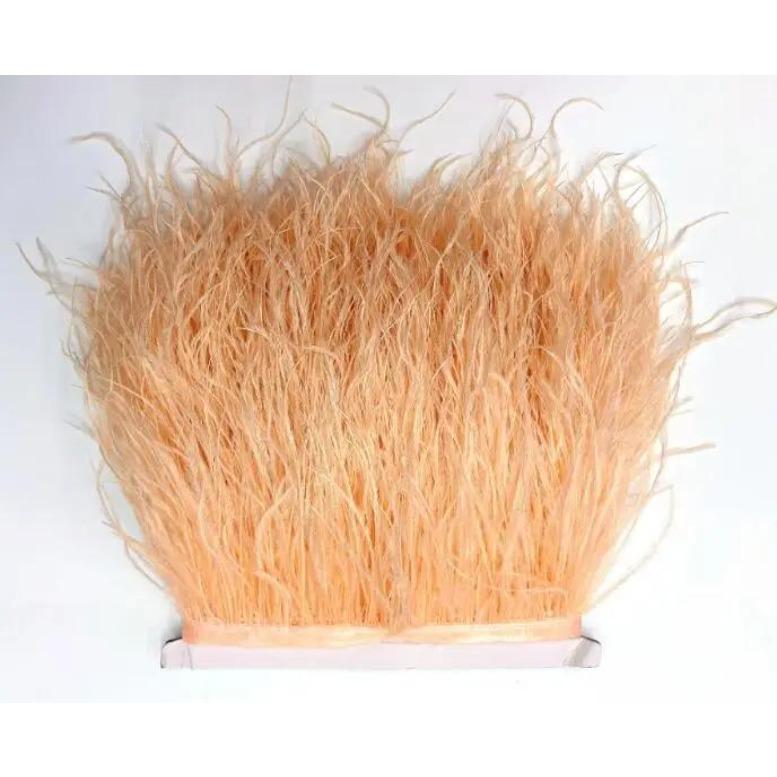 Feather5m Ostrich Hair Fringe Feather Trims Stage Costume Accessories Manufacturers