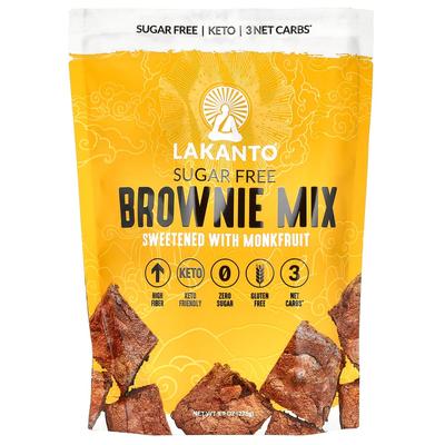 Lakanto zuckerfreie Brownie-Mischung, gesüßt mit Mönchsfrucht, 275g (9,7 Unzen)