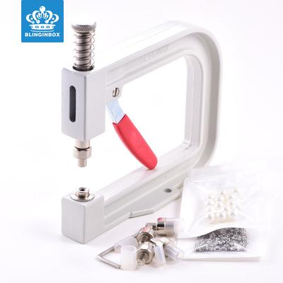 Macchina Per Perline, Perla Non Porosa Perla Semisferica Rivetto Manuale Macchina per Intarsio Fai da te Abbigliamento Scarpe Cappelli Accessori