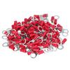 100Pcs Ring Terminal AWG12‑10 Insulated Crimp Wire Connector Set Kit for Equipment