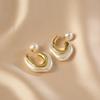 Niche Design S925 Silver Needle C-Shaped Luxury Earrings - New 2023 Trendy High-End Studs for Women
