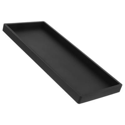 Compact Sturdy Silicone Tray Bathroom Storage Shelf Vanity Tray Rectangular Storage Ganizer Hotel Supply Lipstick Perfume