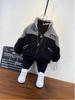 Boys' Plush Lined Jacket - 2025 Winter Style Lambswool Baby Coat, Children's Thick Cotton Padded Outerwear