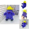 Grimace Shake Yellow Hat Plush Toy Cartoon Animal Design 18cm Height Customizable