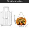 Halloween Pumpkin Wooden Hanging Decor for Home Door Wall
