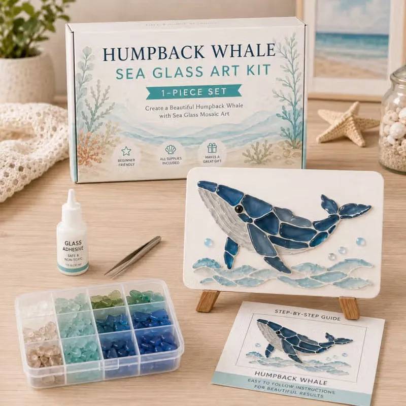 Kit Vita Marina e Natale con Creature Marine Acriliche Artigianali per Arredamento Casa e Regalo