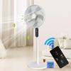 XLANKE Electric Oscillating Floor Fan with Remote Control - Silent Vertical Design for Home