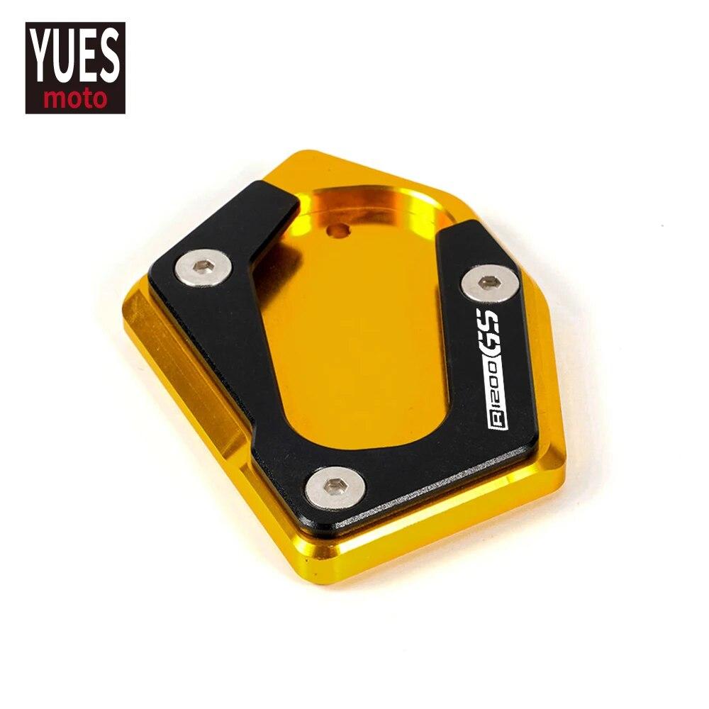 Motorcycle Accessories CNC Foot Side Stand Extension Pad Support Kickstand Plate Enlarge For BMW R1200GS LC R1200 GS Rallye