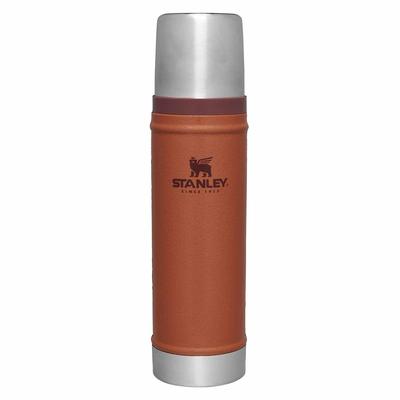 Stanley Classic Vakuum Hammertone 1011345015 Flasche, 0,59L, Ziegelrot, 0,59L,
