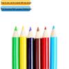 12-Color Thick Round Colored Pencils for Children's Drawing