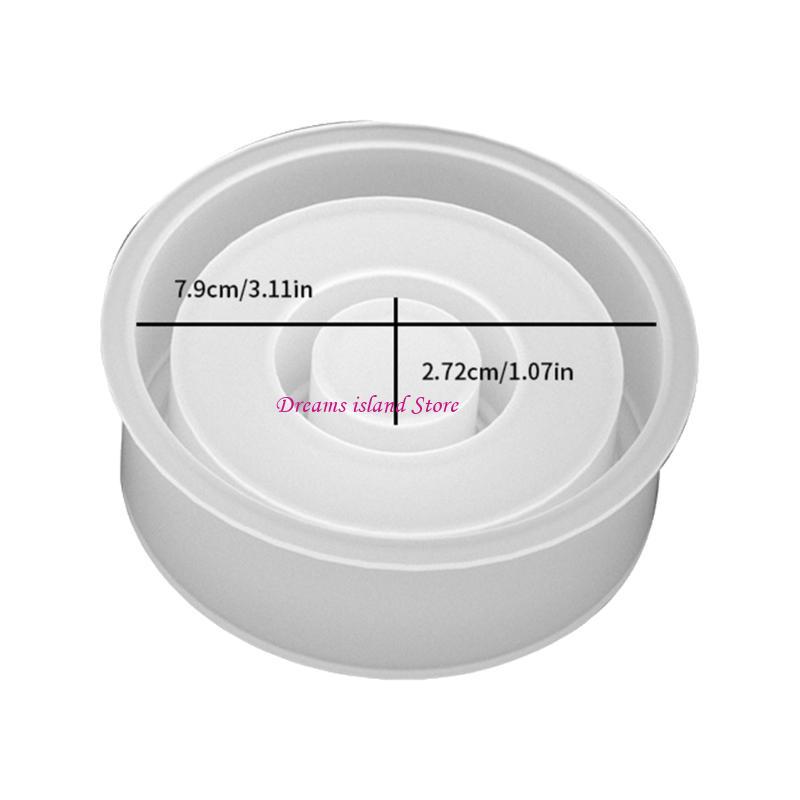 Runde Stern-Silikon-Kerzenständer-Formen Herz-Zementhalter-Form Heimdekorationen Hochzeitsfeier Gipsdekoration HX6C