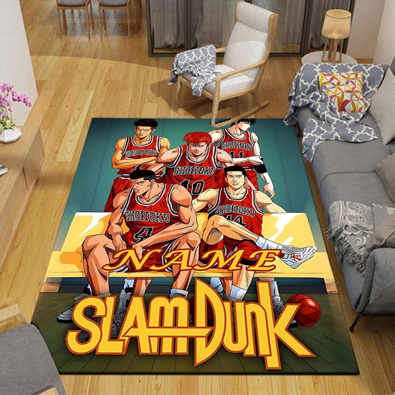Custom 1Pc Basketball Stars Rug Office Carpet Indoor Outdoor Entrance Doormat Nonslip Soft And Comfortable Living Room D2915325