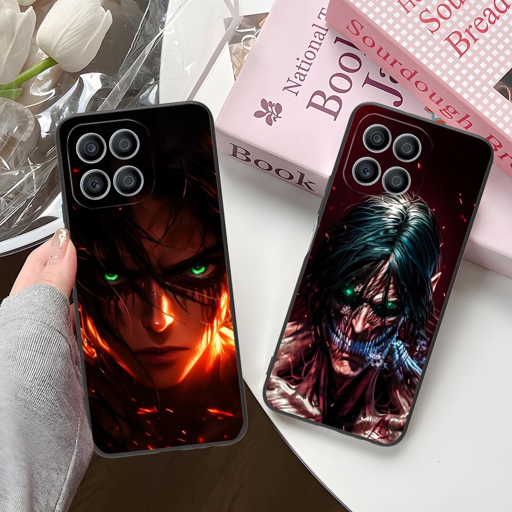 AOT Eren Mobile Cell Phone Case for Honor 90 80 70 60 50 30 20 10 9 8 7 Pro S SE Lite 5G Colour Printing Protective Luxury Cover
