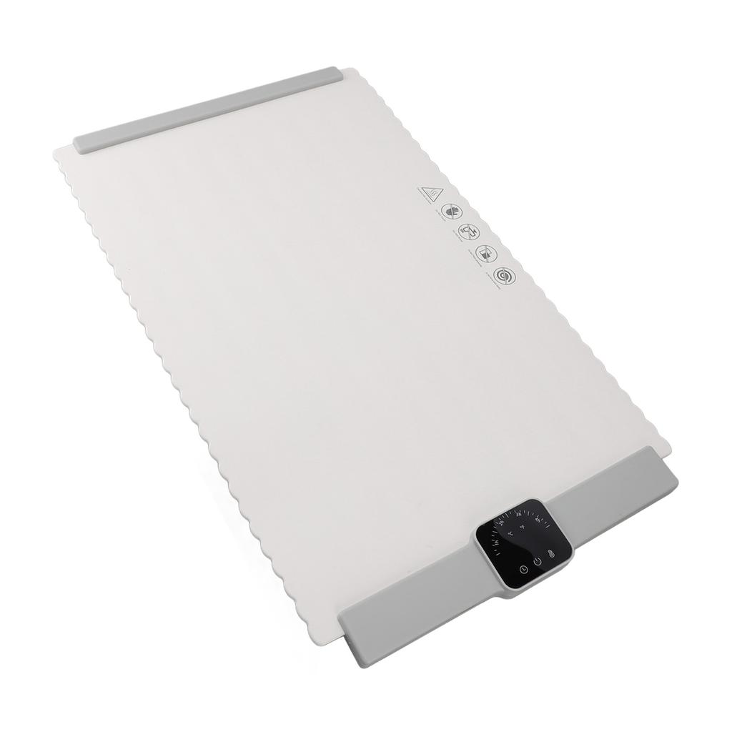 Elektrische Warmhalteplatte 10s Schnelles Aufheizen 5 Temperatureinstellungen 4 Timer Digitalanzeige Aufrollbar Lebensmittel