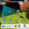 V380 PRO Solar Camera 4G 15MP 3 PTZ Lens Human Detection 3 Screen Security Surveillance Night Vision Waterproof CCTV Security Protection