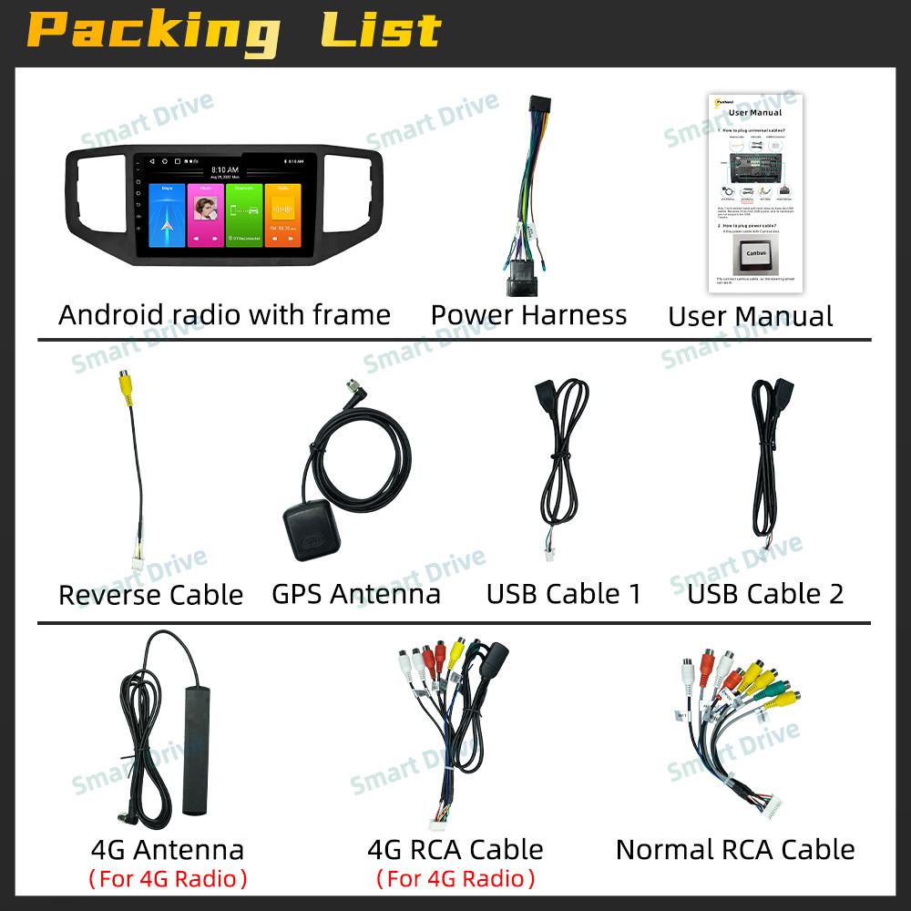 Android Car Radio for VW Volkswagen Amarok 2016 - 2021 2 Din Multimedia Carplay Navigation Autoradio Head Unit Stereo Carplay