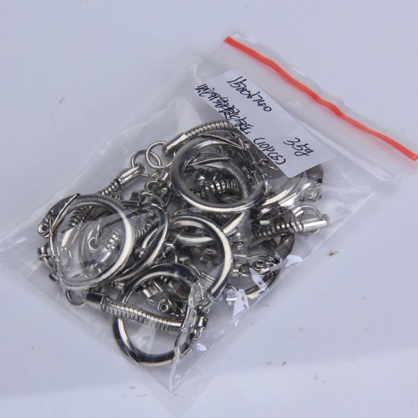 20PCS Key Chain SNAKE Rings W/ Snap End + Jump