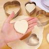 Stainless Steel Cookie Mold Set Heart Shape 6 Piece Cake Mould Cookie Cutter Set Baking Accessories Cake Decorating Tools