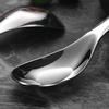 316 Stainless Steel Soup Spoon Cake Dessert Spoon with Long Handle Dishwasher Safe Kids Kitchen Tableware